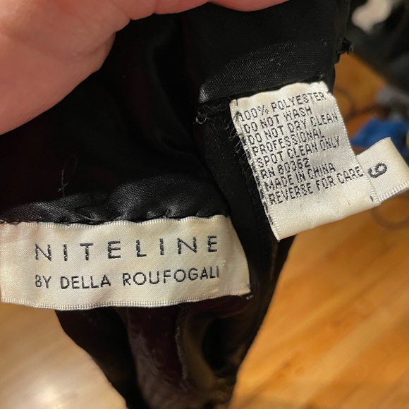 Vintage 50’s Sequins Della Roufogalli Keyhole open back Fit Bodice Shift Sheath - Picture 5 of 5